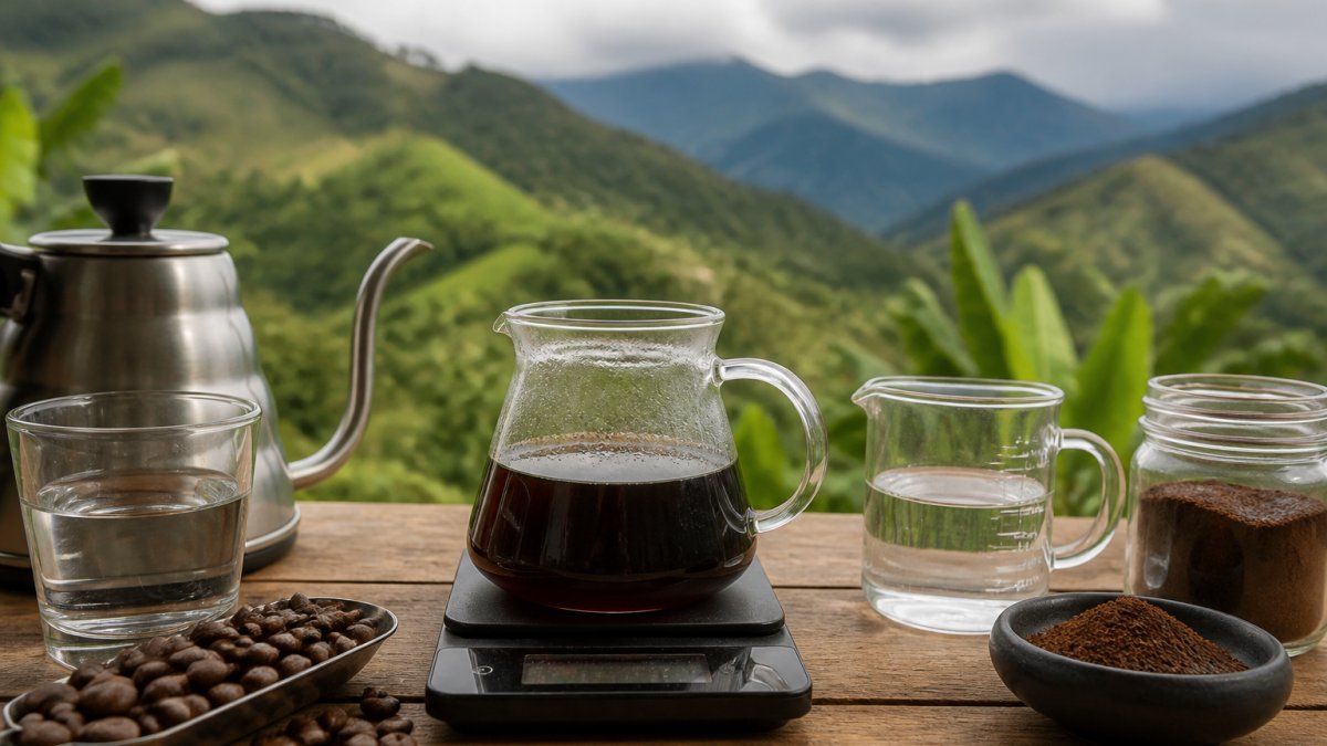 Best Water to Coffee Ratio for Black Coffee