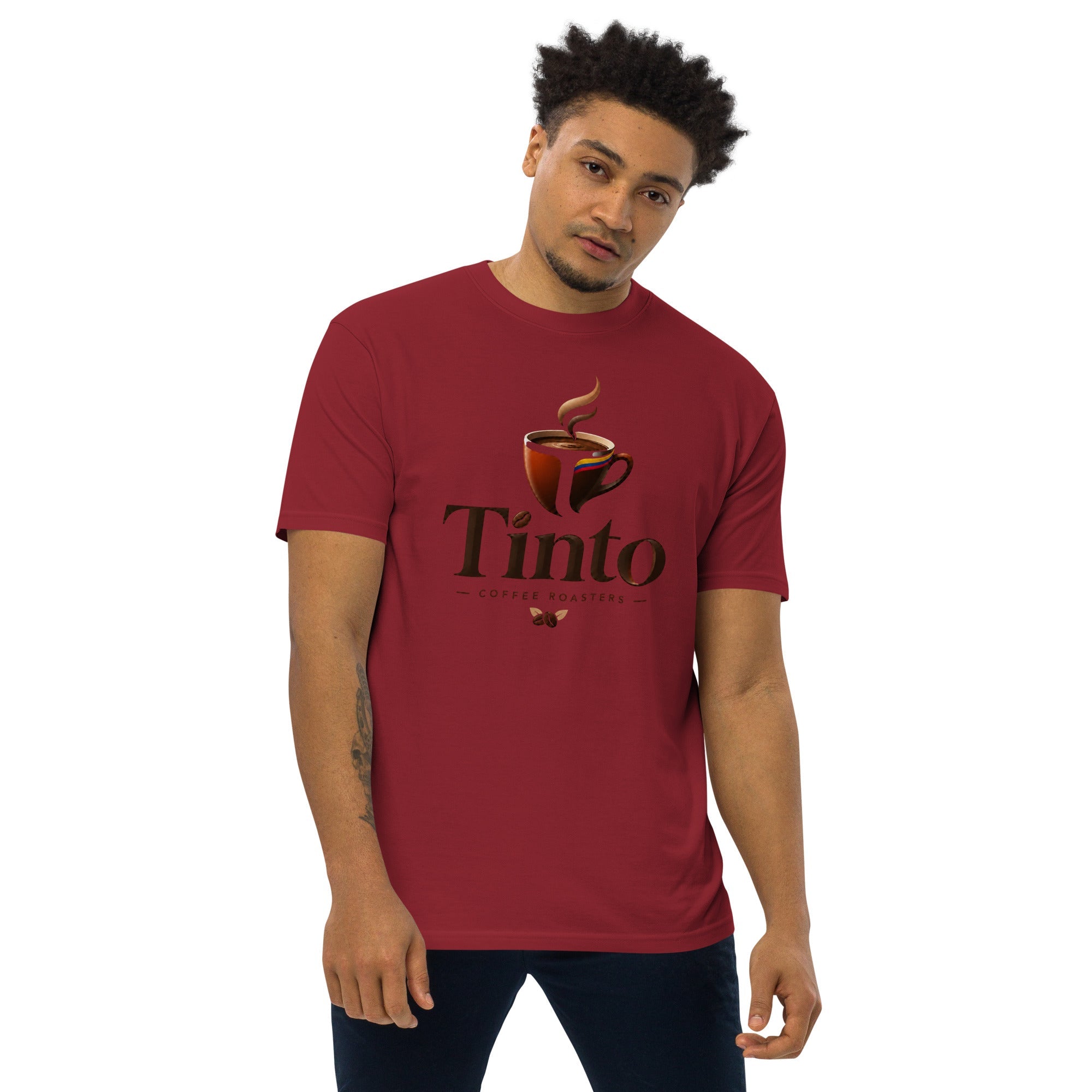 Men’s Premium Heavyweight Tee - Tinto