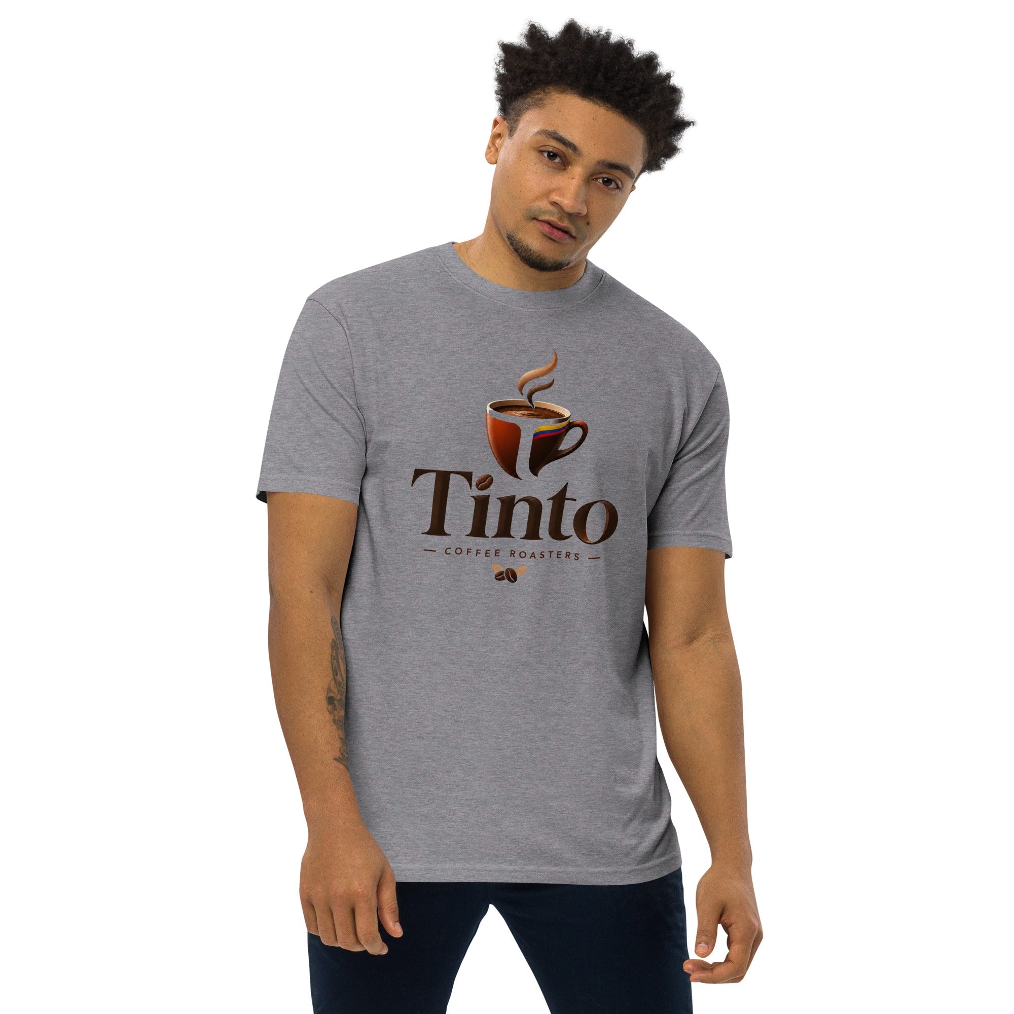 Men’s Premium Heavyweight Tee - Tinto