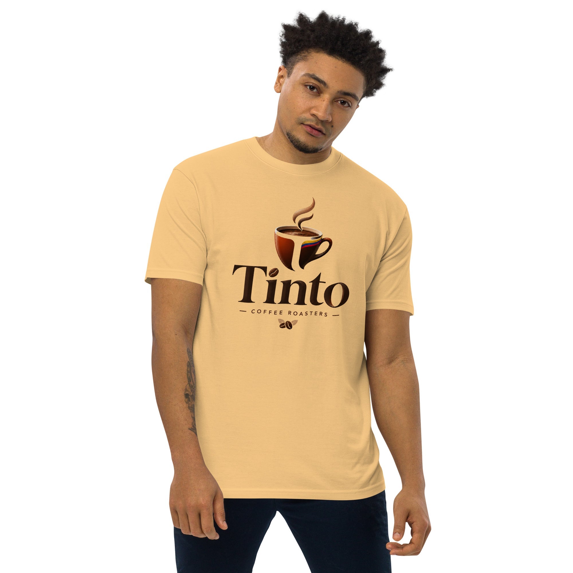 Men’s Premium Heavyweight Tee - Tinto