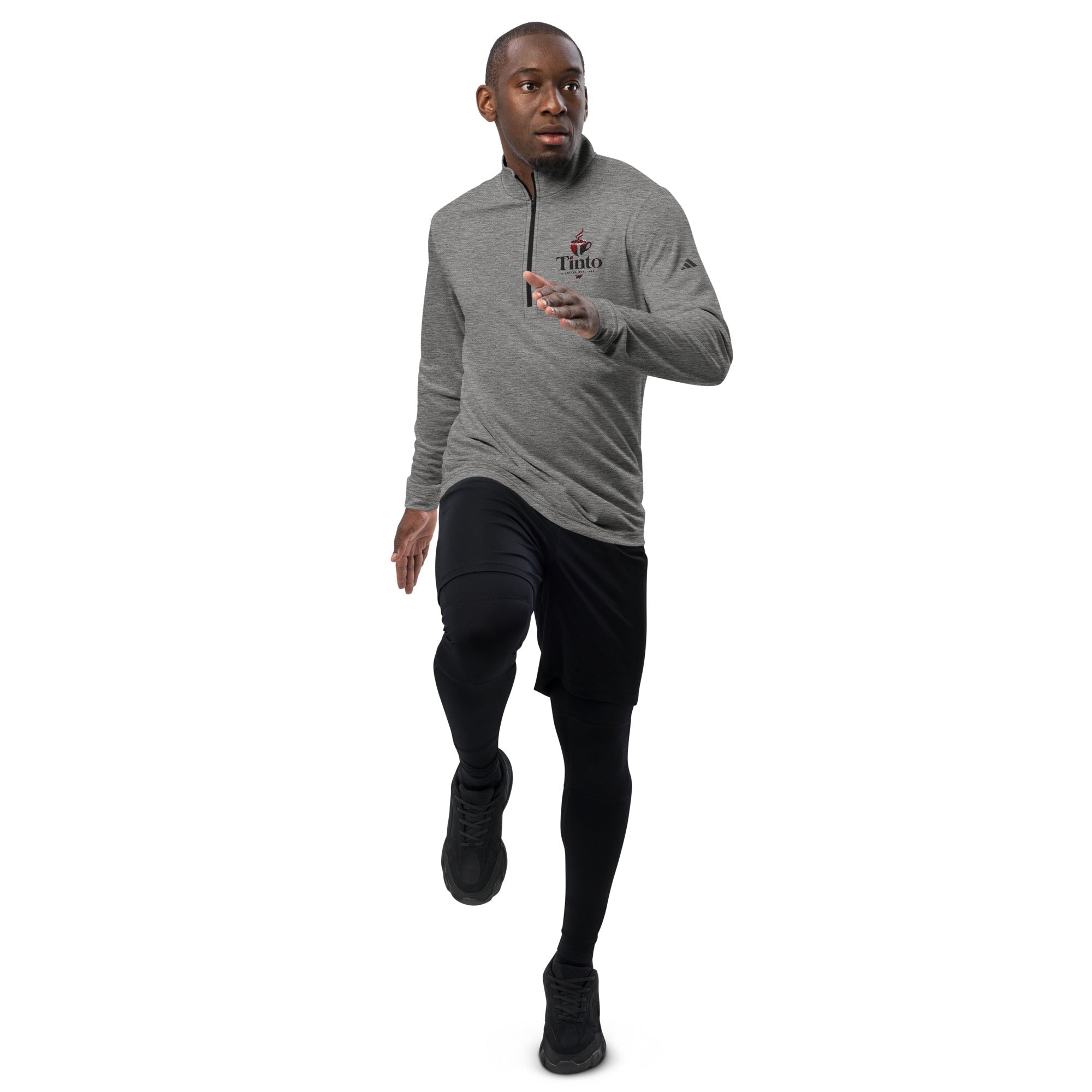 Quarter zip pullover - Tinto