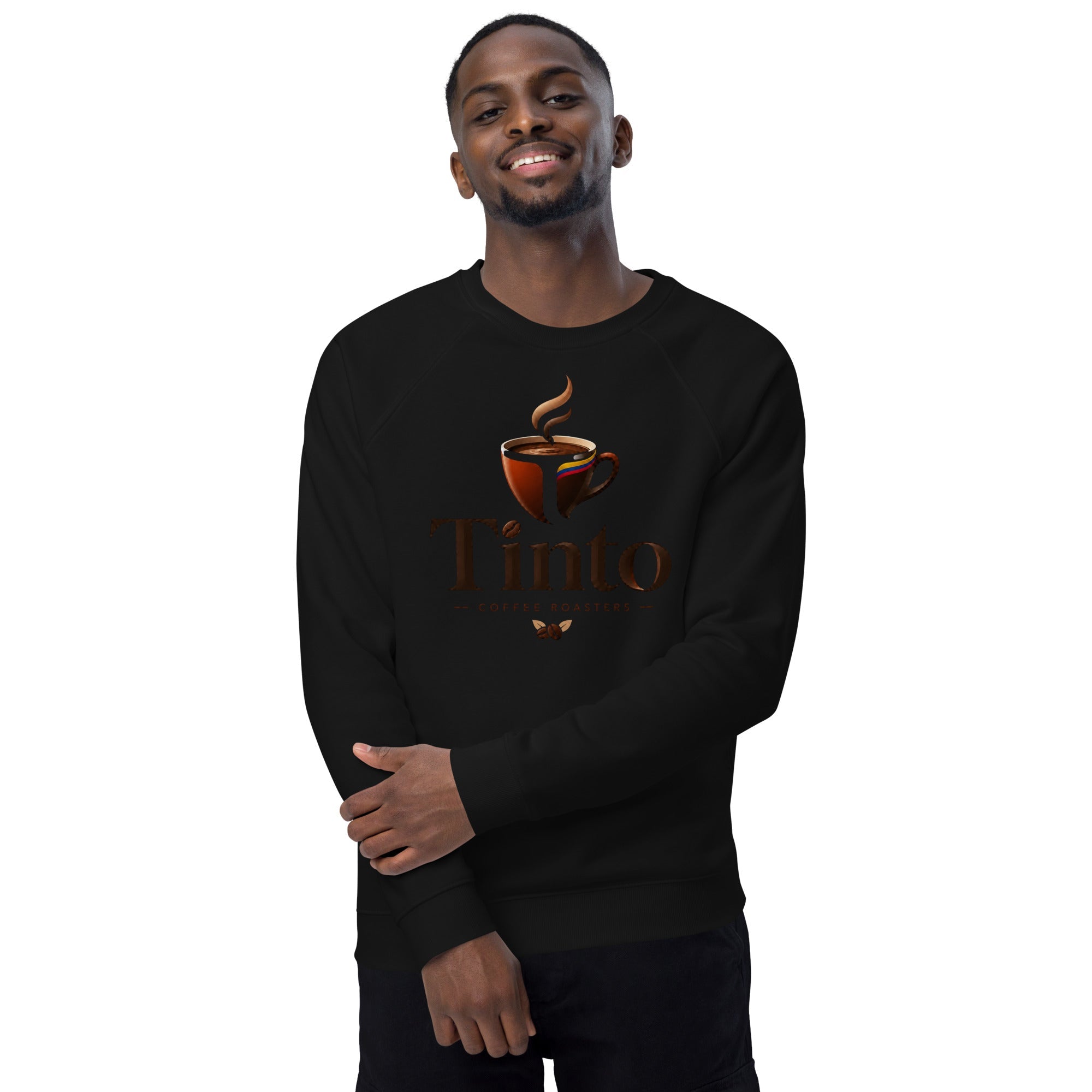 Unisex Organic Raglan Sweatshirt - Tinto