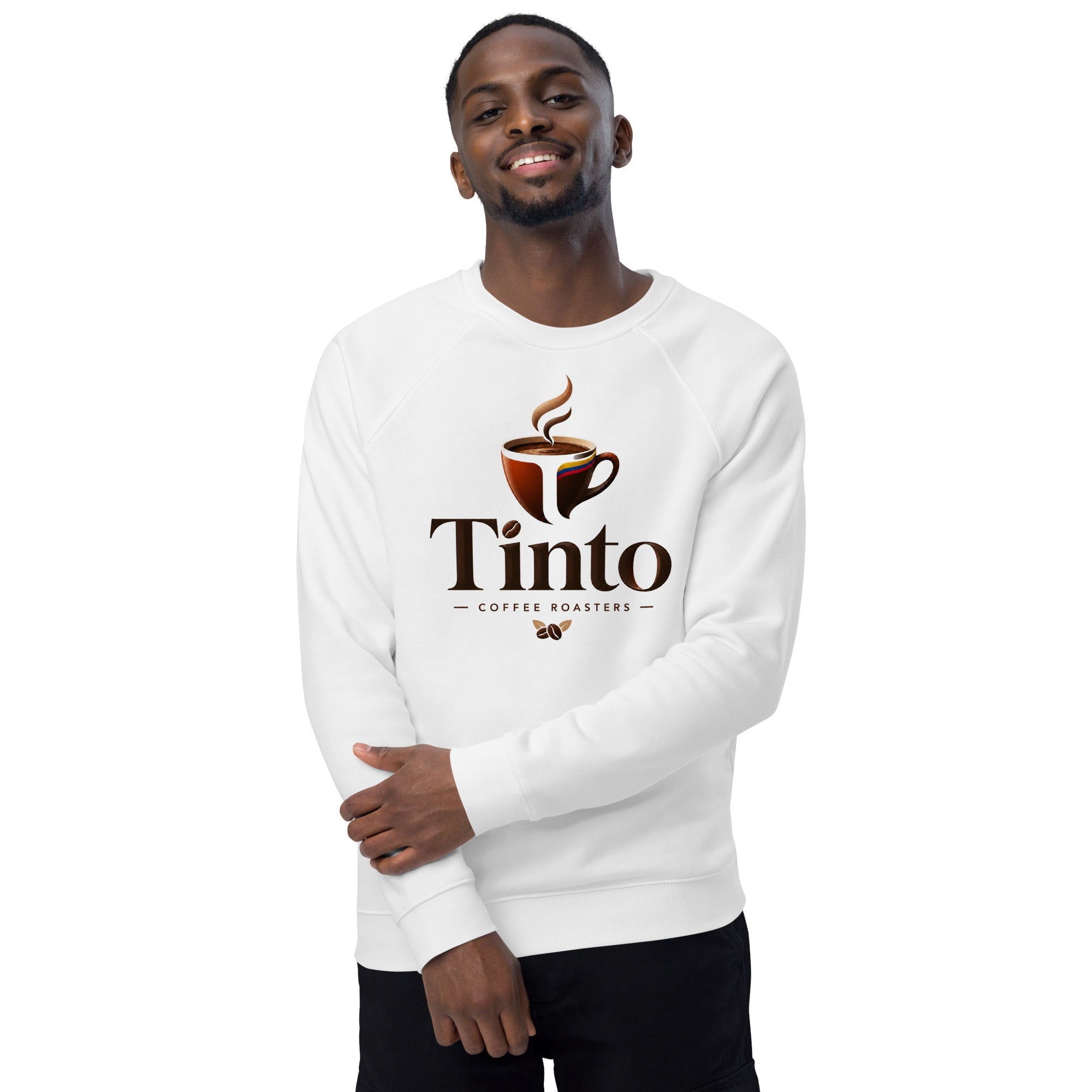 Unisex Organic Raglan Sweatshirt - Tinto