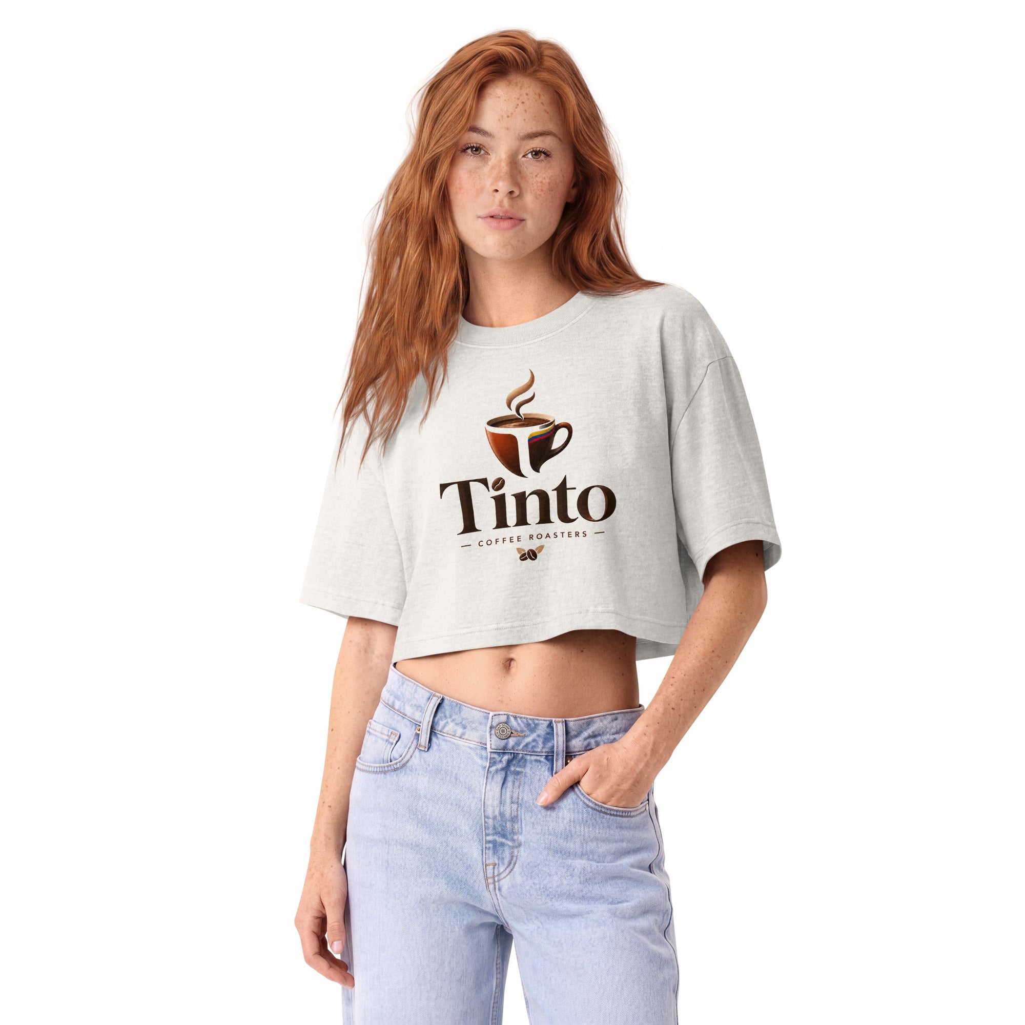 Women’s Garment Dye Cropped Tee - Tinto