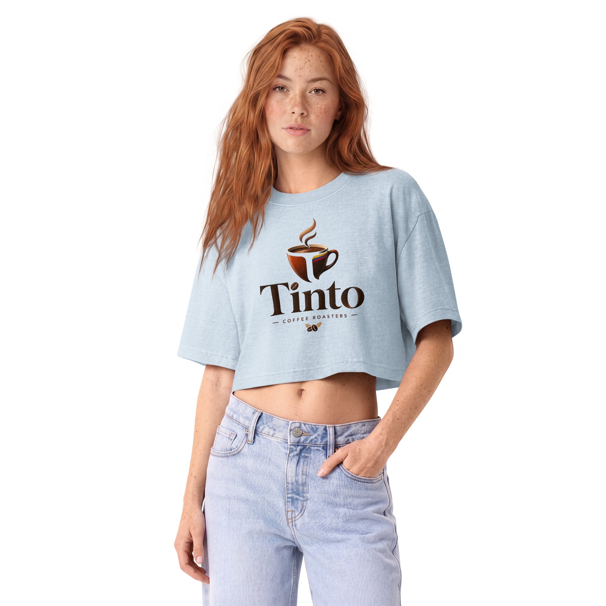 Women’s Garment Dye Cropped Tee - Tinto