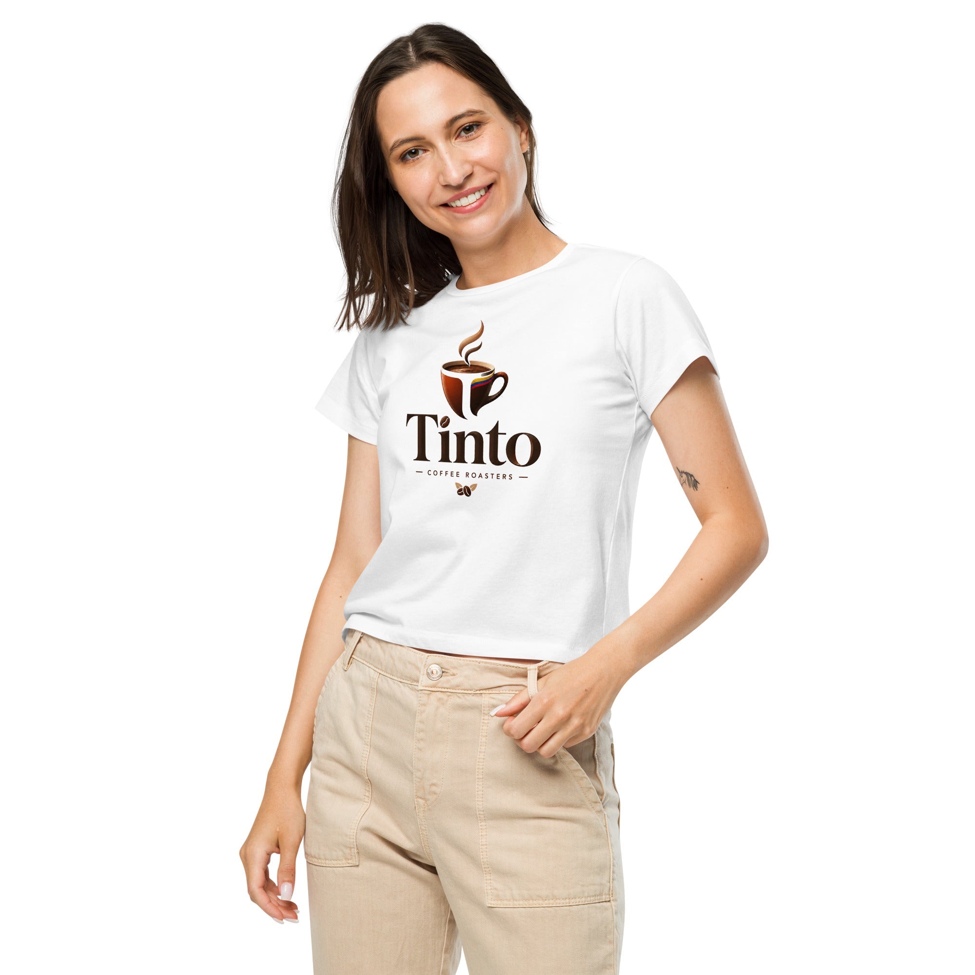 Women’s High-Waisted T-Shirt - Tinto