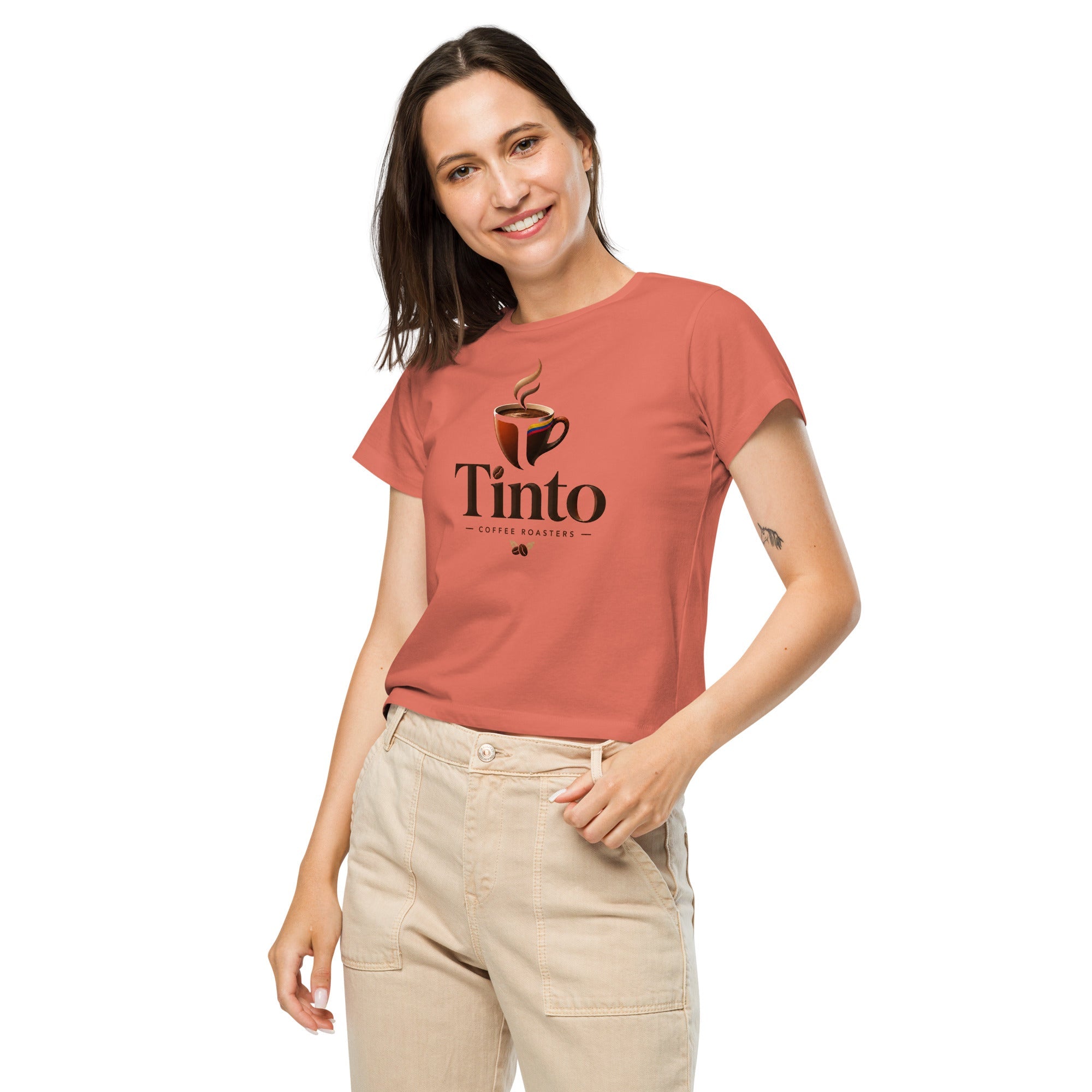 Women’s High-Waisted T-Shirt - Tinto