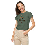 Women’s High-Waisted T-Shirt - Tinto