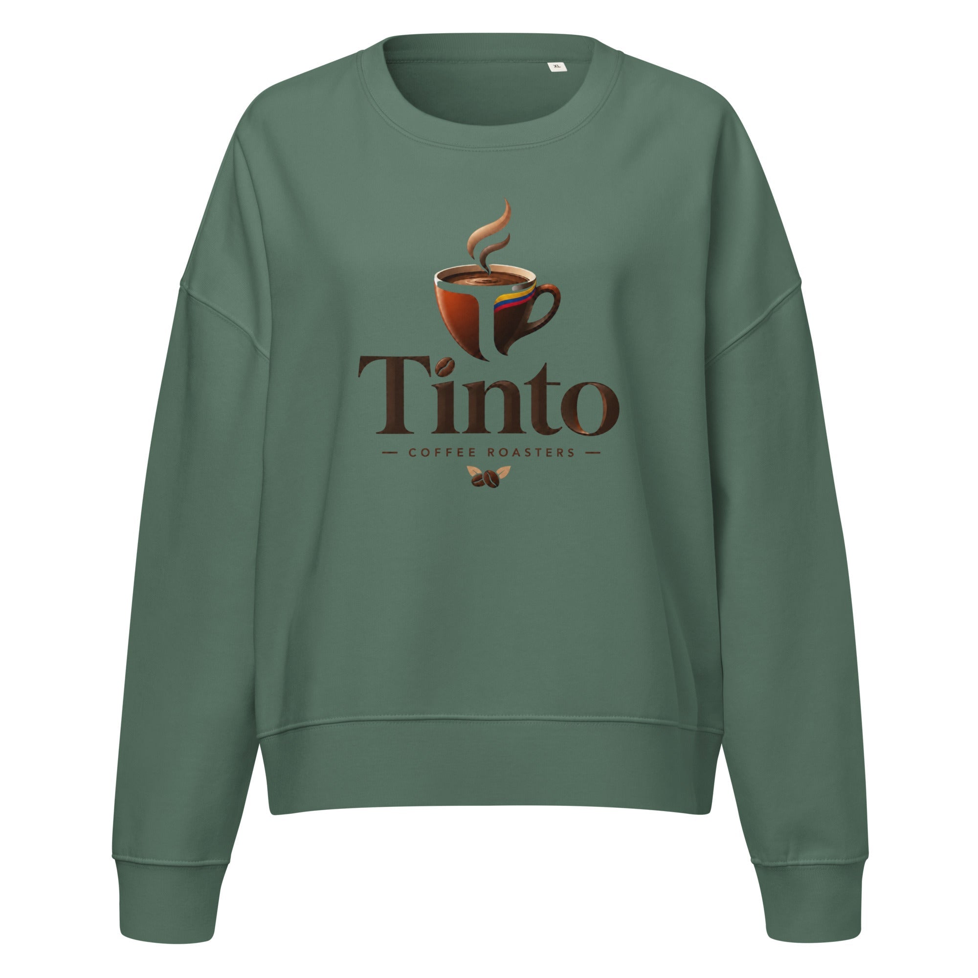 Women’s Organic Crew Neck Sweatshirt - Tinto